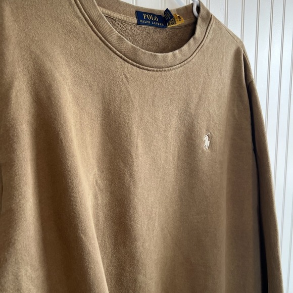 polo ralph lauren sweatshirt crewneck Loop back Fleece Men Size XL TG - Picture 2 of 13